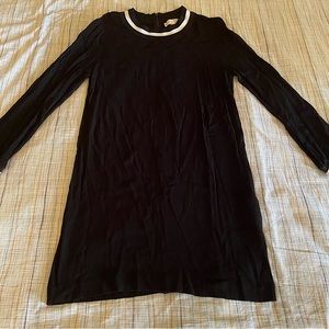 MICHAEL Michael Kors Black Long Sleeve Midi Dress